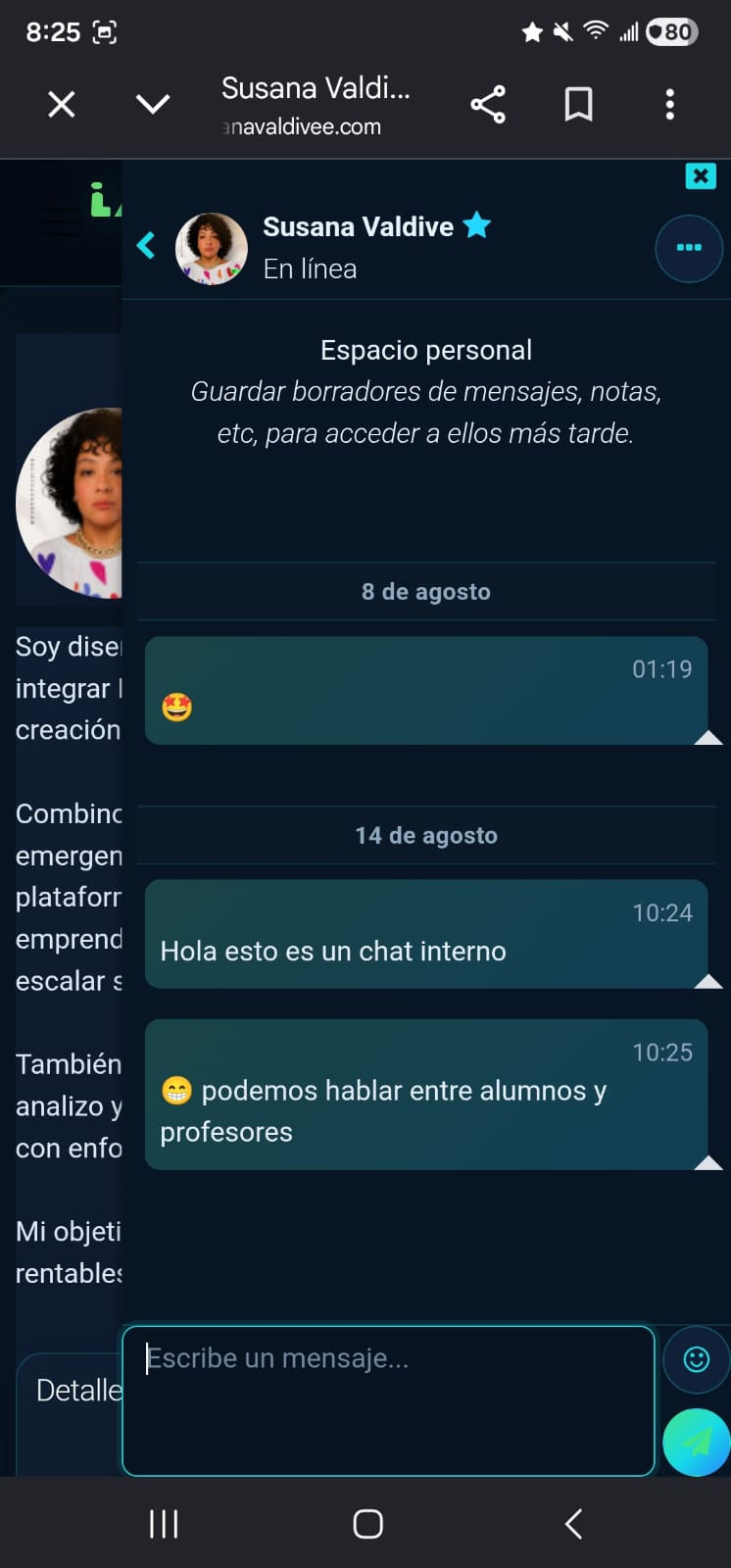 Mensajería interna